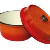 Grillfürst Emaillierter Dutch Oven Ohne Füsse DO6 - Orange