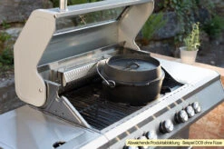 Grillfürst Dutch Oven Ohne Füsse DO7,5 -Flammengrill Grillfuerst Dutch Oven ohne Fuesse Mood Gasgrill DO9