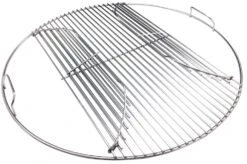 Grillfürst Edelstahl Grillrost 4mm / Grillrost Klappbar Für 570er / 57er Grills -Flammengrill Grillfuerst Edelstahl Grillrost offen 15 020