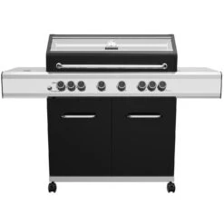 Grillfürst G620E Grill Control Edition 6-Brenner Gasgrill Mit Grill Control, Hochtemperaturbrenner, Heckbrenner Und Edelstahl Rosten -Flammengrill Grillfuerst Gasgrill G620E frontal