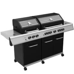 Grillfürst G750G Grill Control Edition 7-Brenner Doppelkammer - Gasgrill Mit Grill Control, Hochtemperaturbrenner, Seitenkocher, Heckbrenner Und Gusseisen Rosten 22 Grillfürst G750G Grill Control Edition 7-Brenner Doppelkammer - Gasgrill Mit Grill Control, Hochtemperaturbrenner, Seitenkocher, Heckbrenner Und Gusseisen Rosten -Flammengrill Grillfuerst Gasgrill Premium G750G seitlich