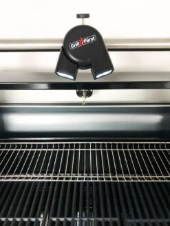 Grillfürst Universal LED Grilllampe / Grilllicht / Grifflicht - Mit 2 Schwenkbaren Leuchtköpfen 9 Grillfürst Universal LED Grilllampe / Grilllicht / Grifflicht - Mit 2 Schwenkbaren Leuchtköpfen -Flammengrill Grillfuerst Grilllampe BBQ LED Grilllicht
