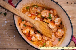 Grillfürst Dutch Oven Sternentöpfchen / Gusseisen Bräter - Emailliert - M - Orange -Flammengrill Grillfuerst Gusseisen Sternentoepfchen M Beispiel