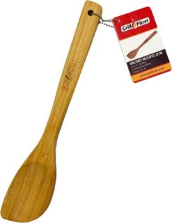 Grillfürst Gusseisen Wok Mit 2 Griffen Ø 30 Cm - X-Deal Inkl. Pflegepaste, Ringreiniger Und Kochlöffel -Flammengrill Grillfuerst Kochloeffel Holzloeffel 20 002 1