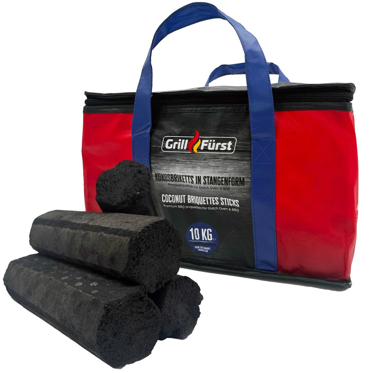 Grillfürst Kokosbriketts In Stangenform - 20 Kg - Ideal Für Dutch Oven Und Grill 1 Grillfürst Kokosbriketts In Stangenform - 20 Kg - Ideal Für Dutch Oven Und Grill