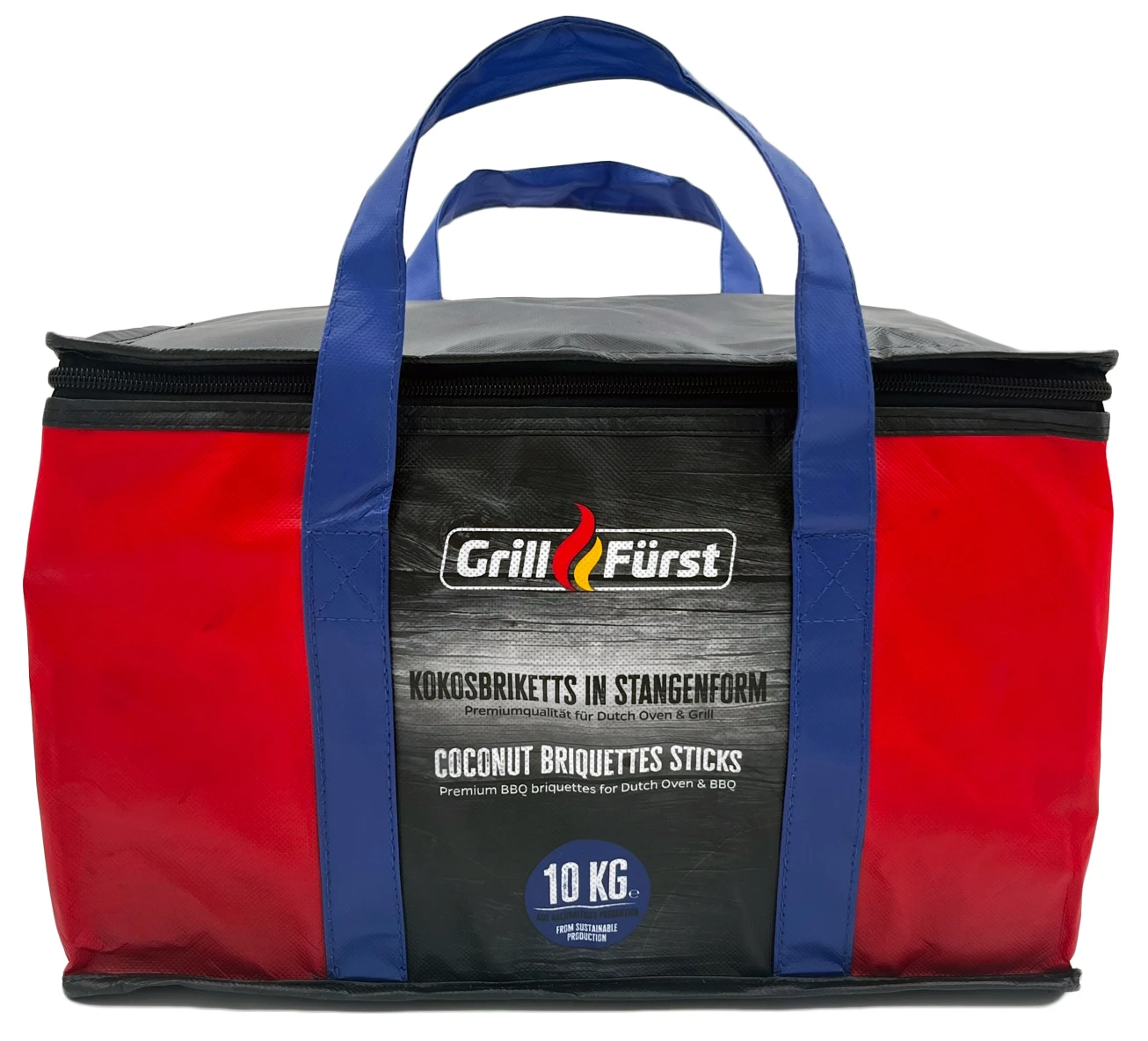 Grillfürst Kokosbriketts In Stangenform - 10 Kg - Ideal Für Dutch Oven Und Grill 3 Grillfürst Kokosbriketts In Stangenform - 10 Kg - Ideal Für Dutch Oven Und Grill – Bild 3