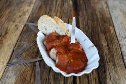 Grillfürst Promo-Pack: 100 Stück Deluxe Edelstahl Pommesgabel Mit Etui 8,5 Cm -Flammengrill Grillfuerst Pommesgabel