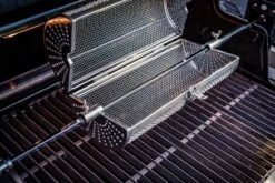 Grillfürst Universal Drehspießkorb / Rotisseriekorb, Edelstahl V2 13 Grillfürst Universal Drehspießkorb / Rotisseriekorb, Edelstahl V2 -Flammengrill Grillfuerst Rotisseriekorb offen