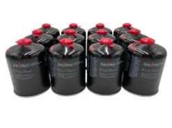 Grillfürst G201E 2-Brenner Gasgrill Portabel V2 - Campinggrill / Balkongrill - X-DEAL Inkl. Kartuschen-Druckregler 50 Mbar Und 12 Grillfürst Gaskartuschen -Flammengrill Grillfuerst Schraubkartusche Gaskartusche Set 12 Stk