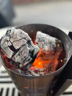 Grillfürst Steakhouse Kohle / Restaurant Holzkohle 25kg -Flammengrill Grillfuerst Steakhouse Kohle anzuenden 1