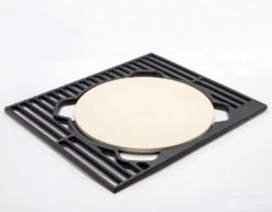 Grillfürst X-Rost System Grillrost Aus Gusseisen Inkl. Einsätze - XXL Paket -Flammengrill Grillfuerst X Rost System Pizzastein Einsatz 2