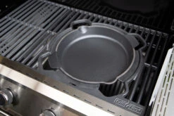 Grillfürst X-Rost System Grillrost Aus Gusseisen Für Grillfürst Gasgrills - Inkl. Gusseisen Wok Einsatz -Flammengrill Grillfuerst X Rostsystem Gusseisen Pfannen Einsatz 1