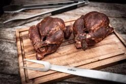 Grillfürst Premium Edelstahl Grillbesteck Set Mit Grillzange, -Wender Und -Gabel -Flammengrill Grillgabel Edelstahl