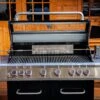 Grillfürst Universal Drehspieß / Rotisserie Set Aus Verchromtem Stahl Mit Motor Für 6-Brenner Geräte