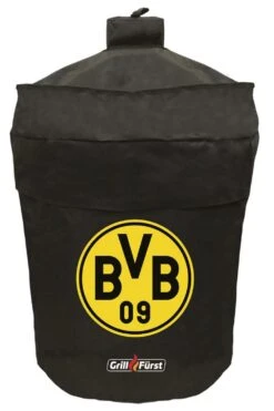 Grillfürst Abdeckhaube / Schutzhülle Kugelgrill 57 Cm - Borussia Dortmund Edition