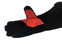 Grillfürst Grillhandschuhe Leder (Paar) -Flammengrill Leder Handschuh Innenseite