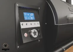 Moesta Pelletgrill Sheriff Inklusive Bambus Ablagebrett Und Abdeckhaube - Modell 2023 14 Moesta Pelletgrill Sheriff Inklusive Bambus Ablagebrett Und Abdeckhaube - Modell 2023 -Flammengrill Moesta BBQPelletgrill Bedienung digital