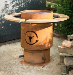 Moesta Bandit FirePlace Ablagebretter Bambus -Flammengrill Moesta Bandit Feuerstelle Ablage Mood