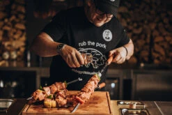 Moesta Grillspieß Für Churrasco-Set / Tournado / Asado-Aufsatz / B 17 Mm - Länge 85 Cm