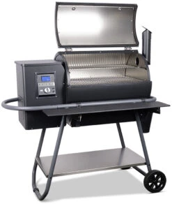 Moesta Pelletgrill Sheriff Inklusive Ablagebrett PaperBlank Schwarz - Modell 2023
