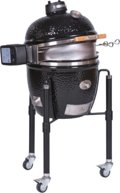 Monolith ICON / Junior Rotisserie / Drehspieß Set -Flammengrill Monolith Rotisserie Junior montiert