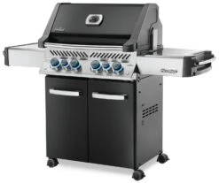 Napoleon Prestige 500 Gasgrill, Schwarz - Mit Safety Glow - Modell 2023 - SMART Deal Inkl. Grillfürst Grill Control -Flammengrill Napoleon Prestige 500 Gasgrill schwarz
