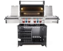 Napoleon Prestige Pro 500-3 Edelstahl Gasgrill Inkl. Drehspieß - Modell 2023 - SMART Deal Inkl. Grillfürst Grill Control -Flammengrill Napoleon Prestige Pro 500 offen 02