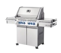 Napoleon Prestige Pro 500-3 Edelstahl Gasgrill Inkl. Drehspieß - Modell 2023 - SMART Deal Inkl. Grillfürst Grill Control -Flammengrill Napoleon Prestige Pro 500 seitlich 02