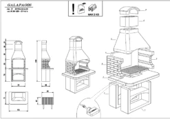 Palazzetti Grillkamin Galapagos Inkl. Montagematerial -Flammengrill Palazzetti Aufbauanleitung Galapagos