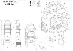Palazzetti Grillkamin Gran Canaria Inkl. Montagematerial 5 Palazzetti Grillkamin Gran Canaria Inkl. Montagematerial -Flammengrill Palazzetti Gran Canaria Aufbauanleitung
