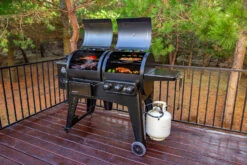 Pit Boss Pelletgrill Navigator 1230 - Kombinationsgrill Mit Gasgrill -Flammengrill Pit Boss Pelletgrill Gasgrill Doppelhaube Navigator 1230