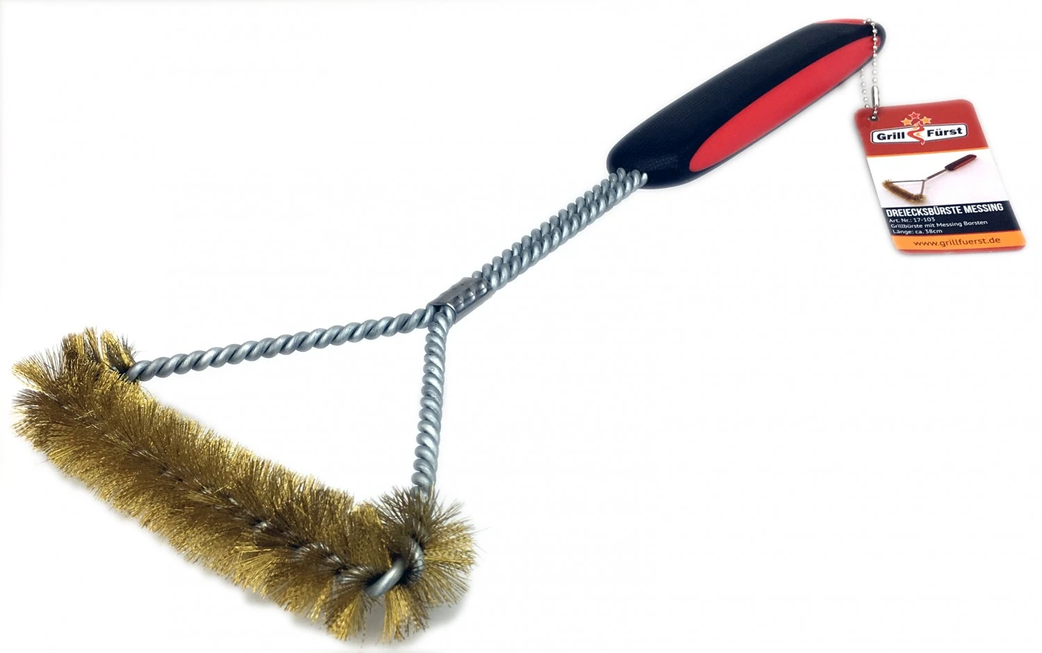Grillfürst Reinigungsset Für Grillfürst Grillplatten Mit Spezial-Schaber, Gusseisen-Pflegespray Und Premium Messingbürste 5 Grillfürst Reinigungsset Für Grillfürst Grillplatten Mit Spezial-Schaber, Gusseisen-Pflegespray Und Premium Messingbürste – Bild 5