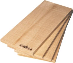 Grillfürst Räucherbretter Erle 29 X 13 X 1cm 4er Set