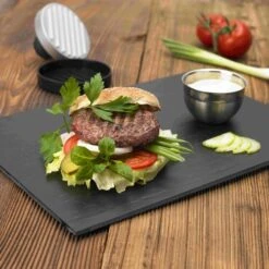 Rösle Burgerpresse Ø11 Cm 6 Rösle Burgerpresse Ø11 Cm -Flammengrill Roesle Burgerpresse mit Hamburger