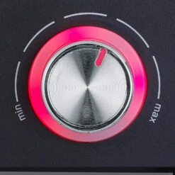 Severin Elektrogrill Mit Grillplatte Und Untergestell - 2.200 Watt -Flammengrill Severin Elektrogrill Regler rot 1