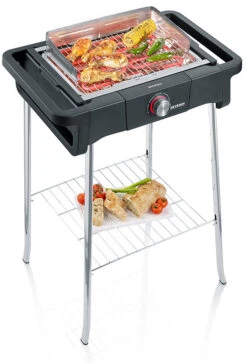 Severin Elektrogrill STYLE Evo S Mit Untergestell - 2.500 Watt 7 Severin Elektrogrill STYLE Evo S Mit Untergestell - 2.500 Watt -Flammengrill Severin Elektrogrill Style Evo S Grillgut