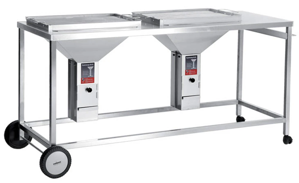 Thüros DUO Holzkohle Gewerbegrill (2 X 40x60 Cm Grillfläche) 1 Thüros DUO Holzkohle Gewerbegrill (2 X 40x60 Cm Grillfläche)