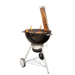 Fennek Flammlachshalterung Aus Edelstahl Mit Zubehör Und Tasche -Flammengrill fennek edelstahl flammlachshalter kugelgrill