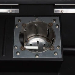 GMG Pelletgrill Ledge Prime Schwarz WiFi, Mit Klappbarer Frontablage -Flammengrill gmg ledge pelletgrill brennkammer