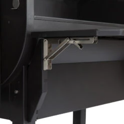 GMG Pelletgrill Ledge Prime Schwarz WiFi, Mit Klappbarer Frontablage -Flammengrill gmg ledge pelletgrill fronttisch