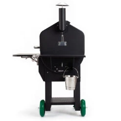 GMG Pelletgrill Ledge Prime Schwarz WiFi, Mit Klappbarer Frontablage -Flammengrill gmg ledge pelletgrill schwarz seite