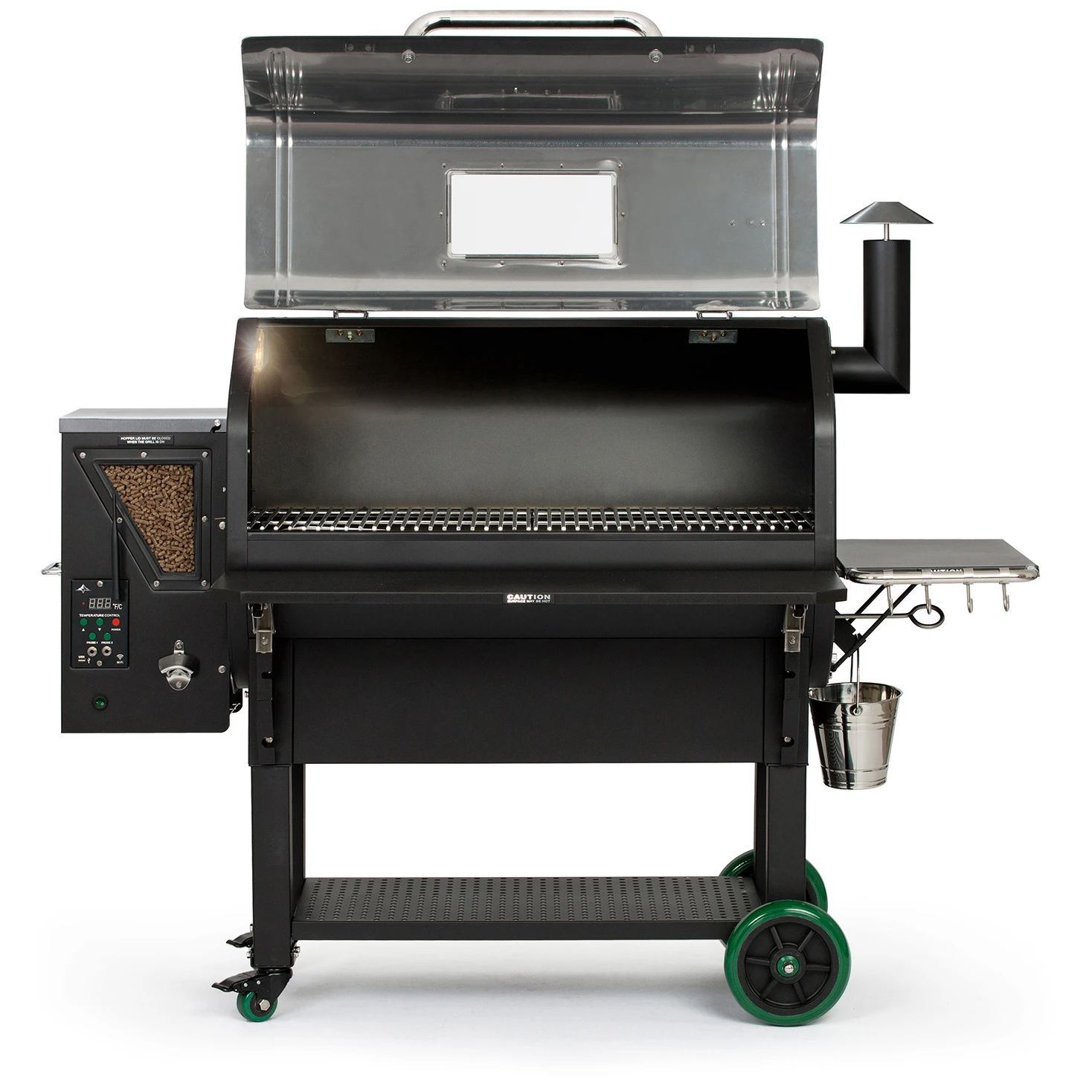 GMG Pelletgrill Peak Prime Edelstahl WiFi, Mit Klappbarer Frontablage 1 GMG Pelletgrill Peak Prime Edelstahl WiFi, Mit Klappbarer Frontablage