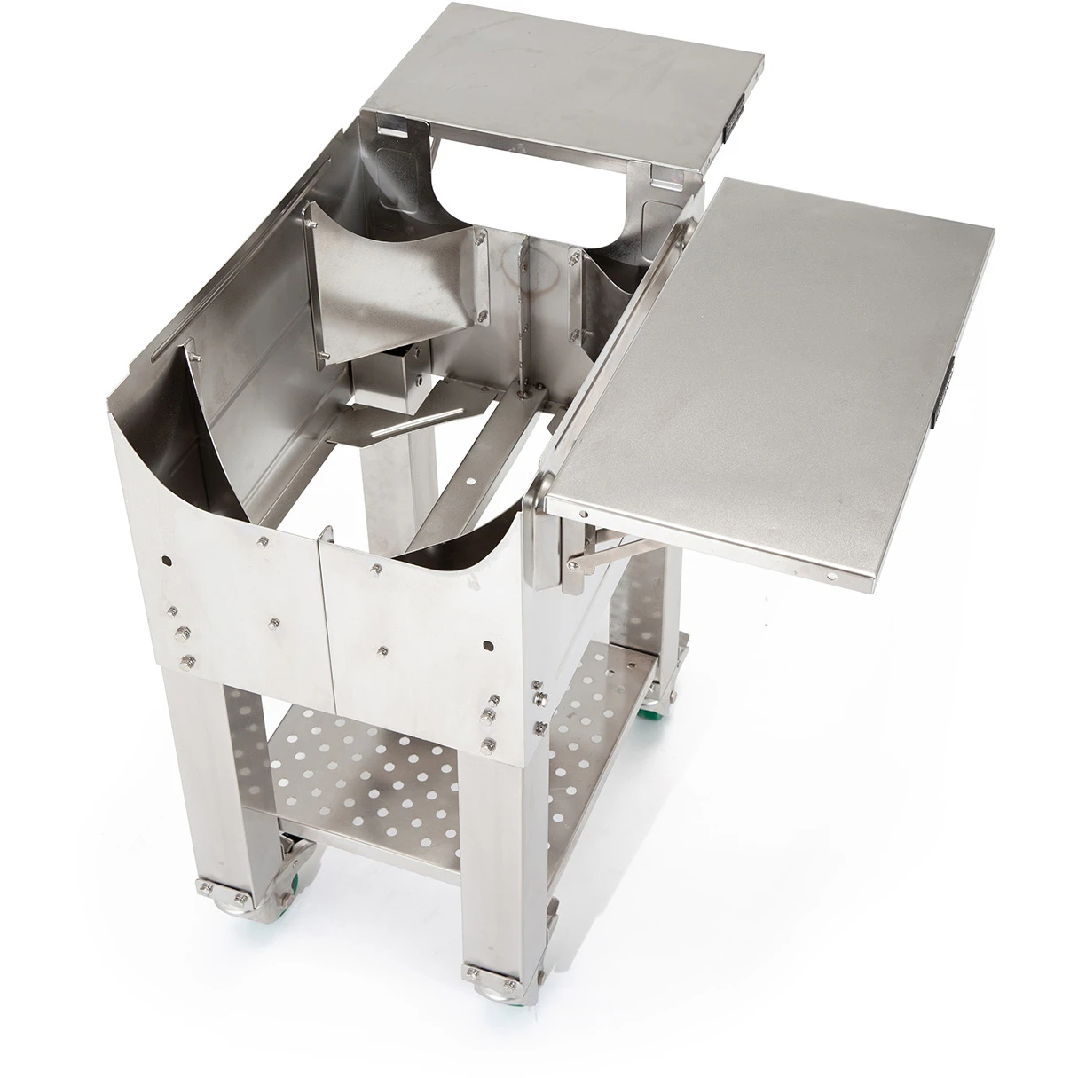 GMG Unterbau Für Pelletgrill Trek, Edelstahl Mit Front- Und Seitenablage 3 GMG Unterbau Für Pelletgrill Trek, Edelstahl Mit Front- Und Seitenablage – Bild 3