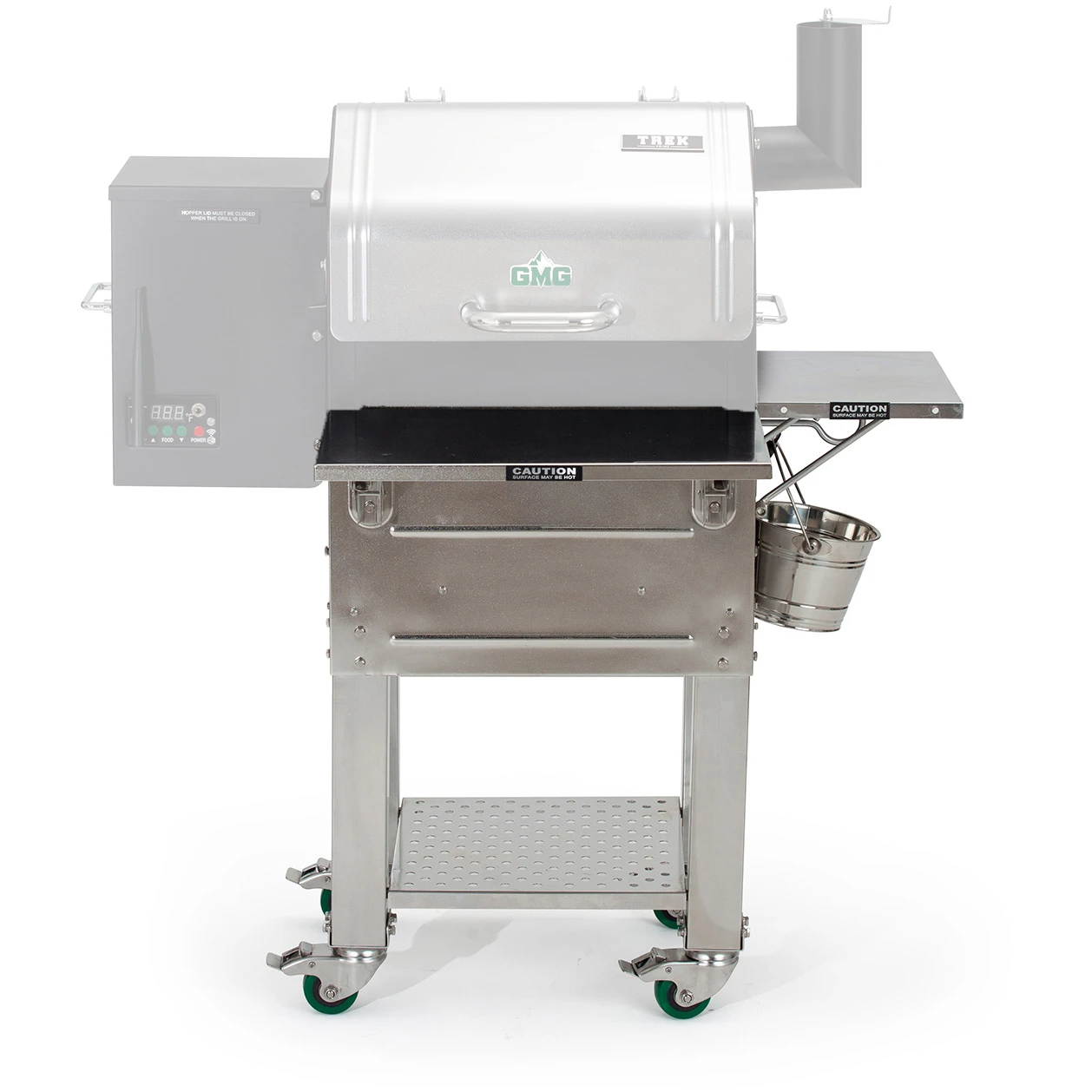 GMG Unterbau Für Pelletgrill Trek, Edelstahl Mit Front- Und Seitenablage 1 GMG Unterbau Für Pelletgrill Trek, Edelstahl Mit Front- Und Seitenablage