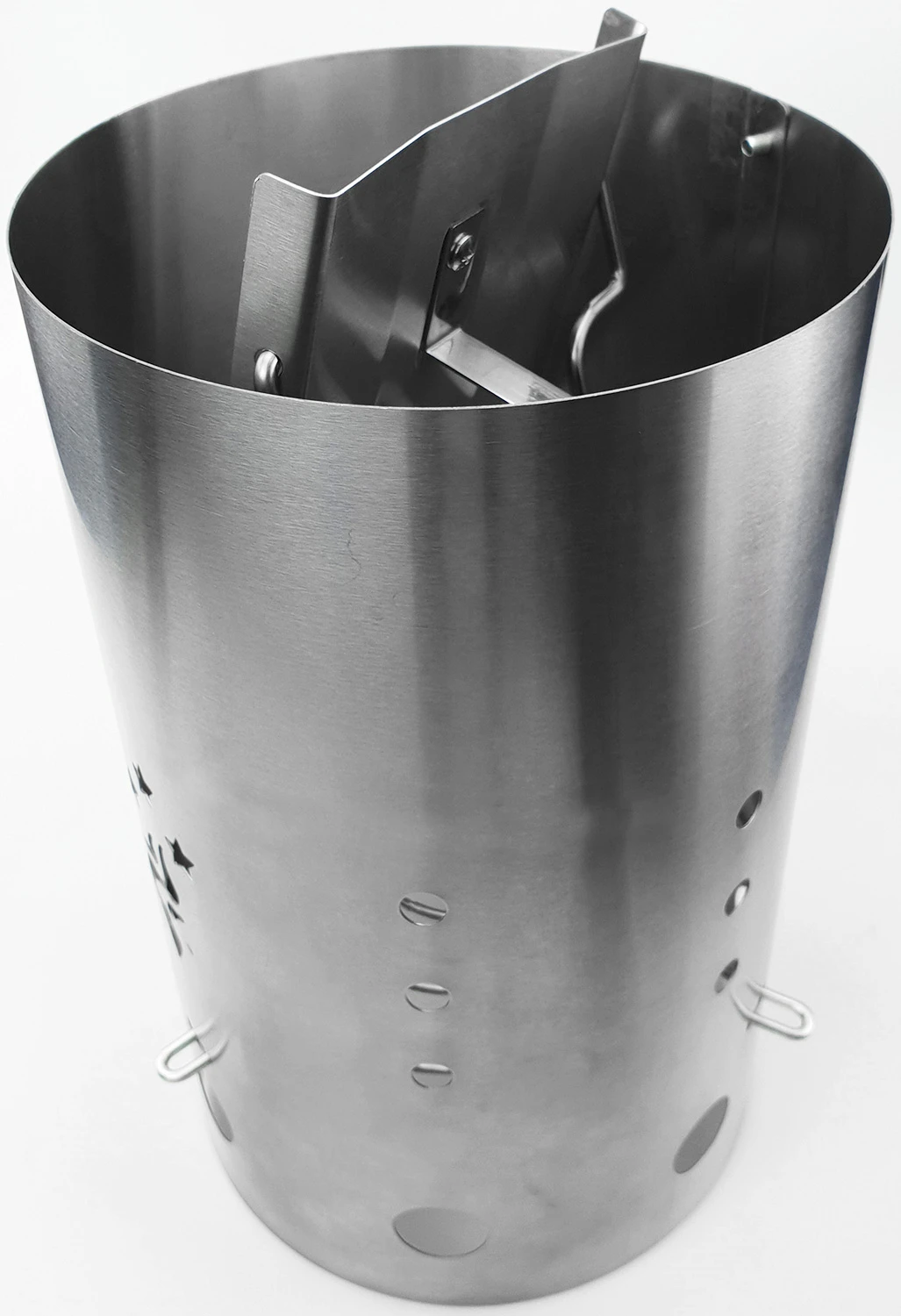 Grillfürst Anzündkamin Premium Edelstahl, Durchmesser 19 Cm, Höhe 30,5 Cm, Mit Sicherheitsgriff 10 Grillfürst Anzündkamin Premium Edelstahl, Durchmesser 19 Cm, Höhe 30,5 Cm, Mit Sicherheitsgriff – Bild 10