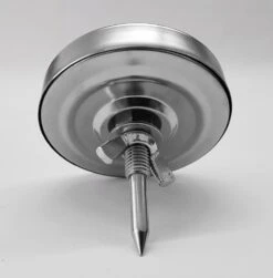 Deckelthermometer Grillfürst - Grill Thermometer Therm260 (Therm 260) -Flammengrill grillfuerst deckelthermometer rueckseite