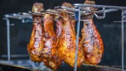 Grillfürst Hähnchenschenkel Halter / Chicken Wing Holder V2 -Flammengrill grillfuerst drum stick holder