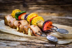 Grillfürst Edelstahl Grillspieße 35 Cm - 4er Set -Flammengrill grillfuerst metallspiesse 35cm 17 053