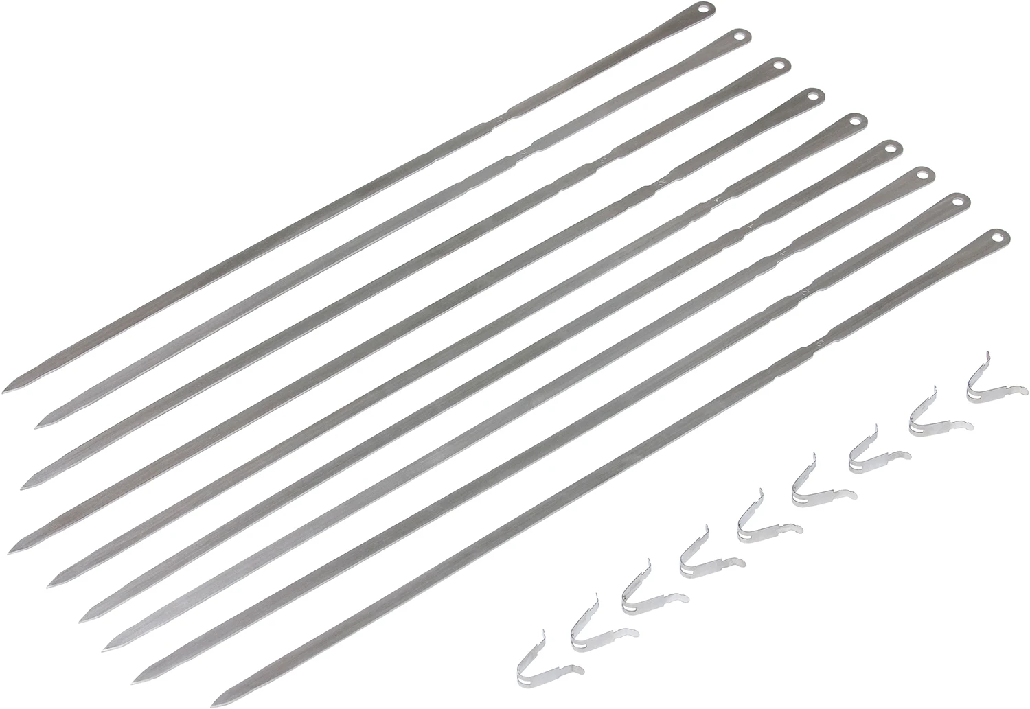 Monolith LeCHEF Edelstahl Grillspieße - 9er Set Für Rotisserie 1 Monolith LeCHEF Edelstahl Grillspieße - 9er Set Für Rotisserie