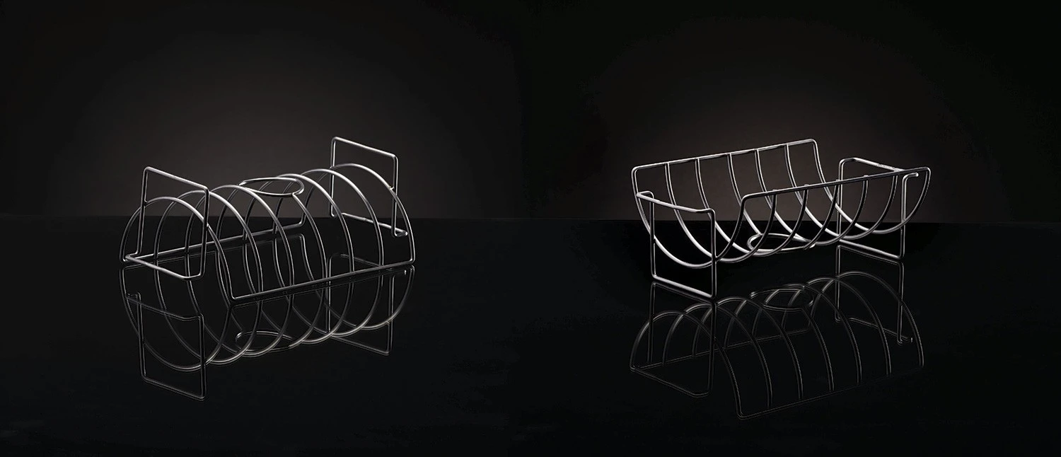 Napoleon 3 In 1 Bratenkorb / Geflügelhalter / Spareribs Halter 5 Napoleon 3 In 1 Bratenkorb / Geflügelhalter / Spareribs Halter – Bild 5